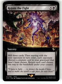 Rejoin the Fight (Extended Art) – 118 FIC: Commander: FINAL FANTASY R NM