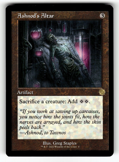 Ashnod's Altar – 4 BRR: The Brothers' War: Retro Frame Artifacts R NM