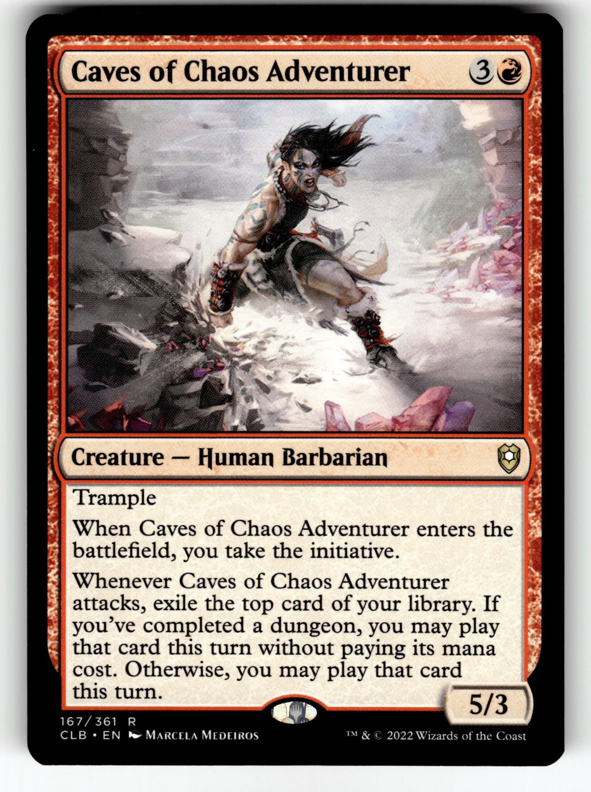 Caves of Chaos Adventurer – 167 CLB: Commander Legends: Battle for Baldur's Gate R NM