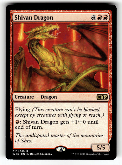 Shivan Dragon – 13 W16: Welcome Deck 2016 R NM