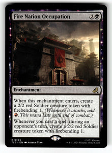 Fire Nation Occupation – 105 TLE: Avatar: The Last Airbender: Eternal-Legal R NM