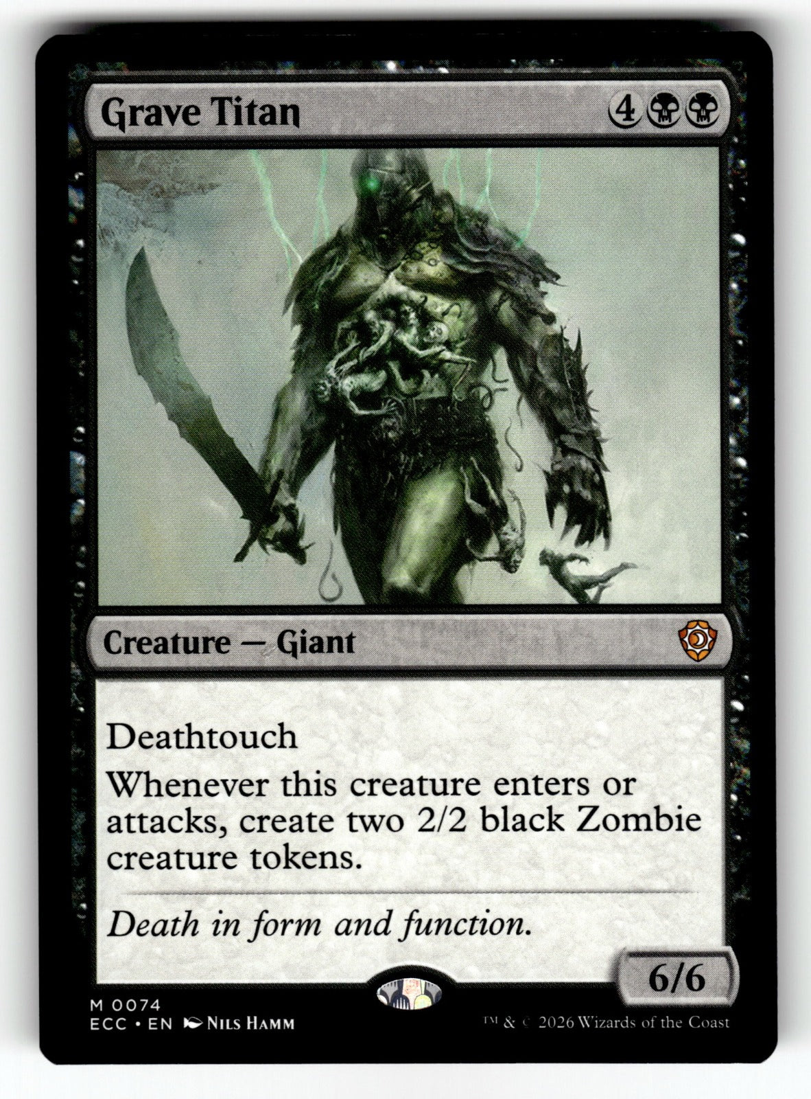 Grave Titan – 74 ECC: Commander: Lorwyn Eclipsed M NM