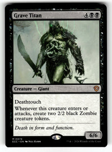 Grave Titan – 74 ECC: Commander: Lorwyn Eclipsed M NM
