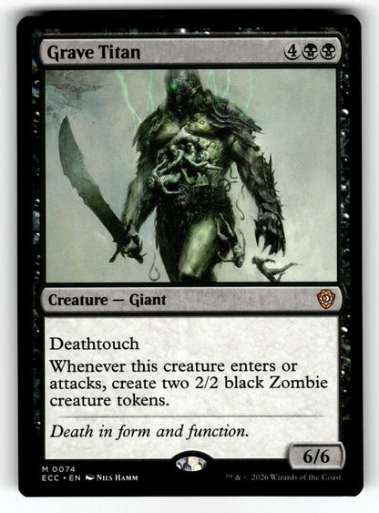 Grave Titan – 74 ECC: Commander: Lorwyn Eclipsed M NM