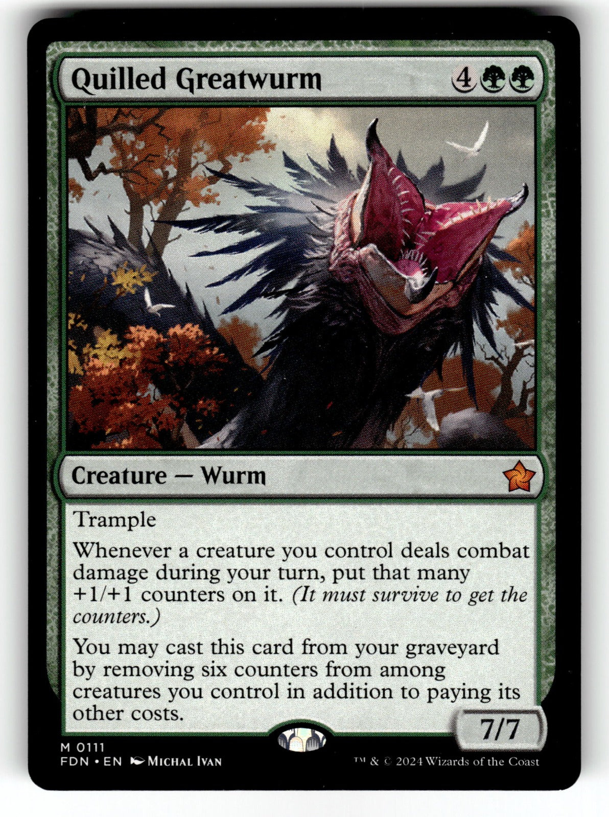 Quilled Greatwurm – 111 FDN: Foundations M LP