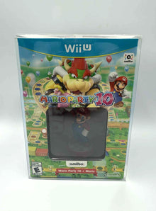 MARIO PARTY 10 + MARIO AMIIBO BUNDLE NINTENDO WII U SEALED NEW