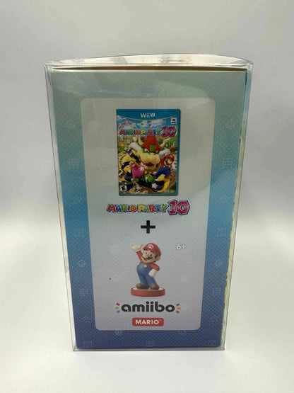 MARIO PARTY 10 + MARIO AMIIBO BUNDLE NINTENDO WII U SEALED NEW