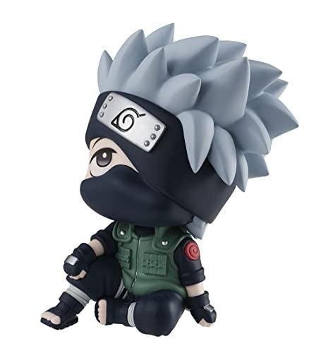 Megahouse, Lookup Kakashi Hatake Naruto Shippuden Figure, 11 Cm, MH840784 Multicolor, Collectible Figure, Optima for Naruto Anime Fans